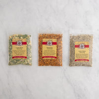 Seafood Seasonings Sampler contents