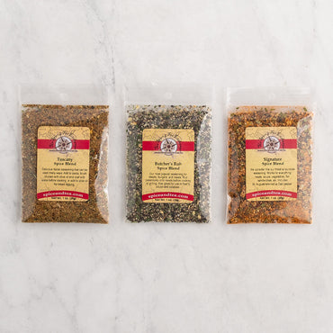 Seasoning Sampler Contents