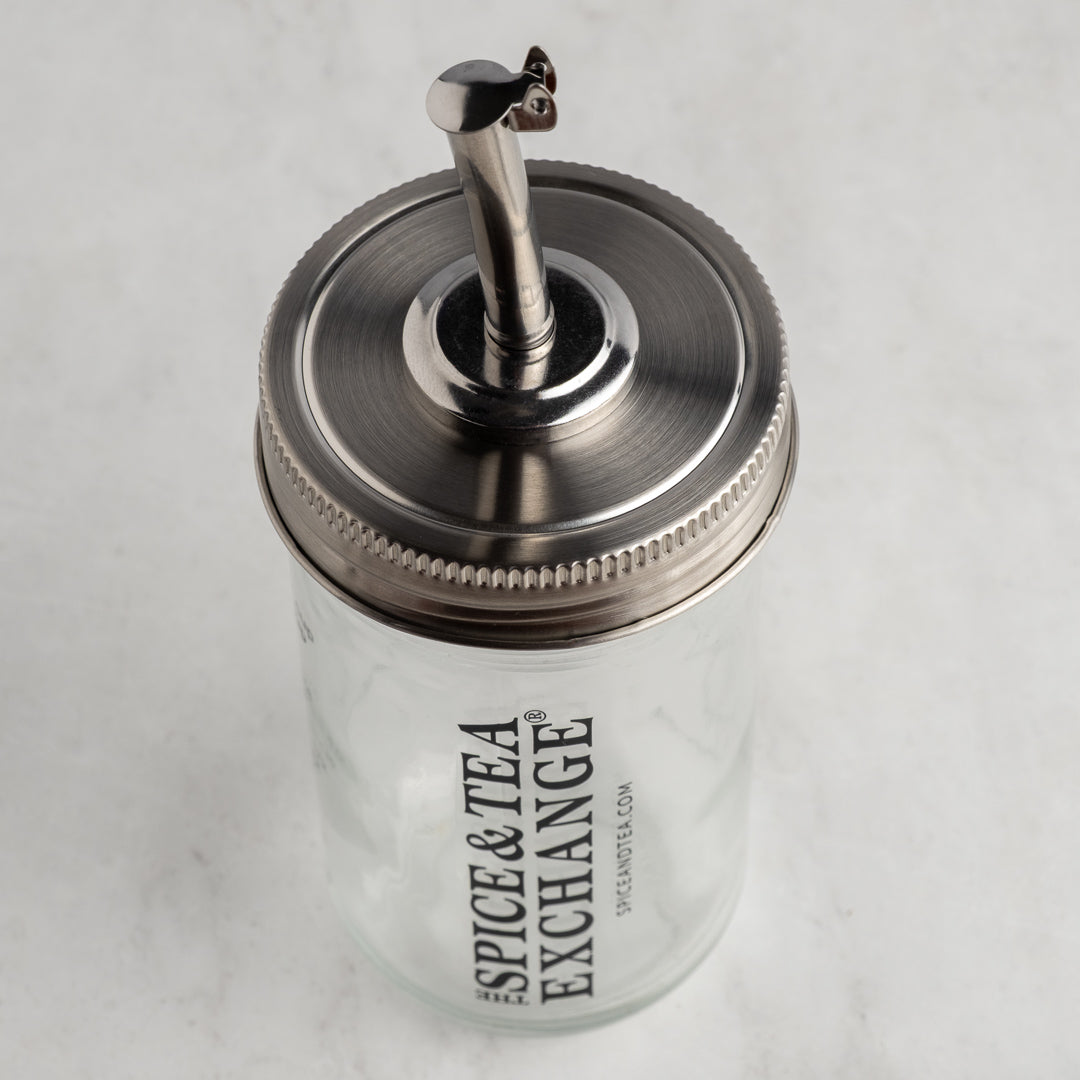 The Spice & Tea Exchange branded Shake Strain & Pour Jar - view 2