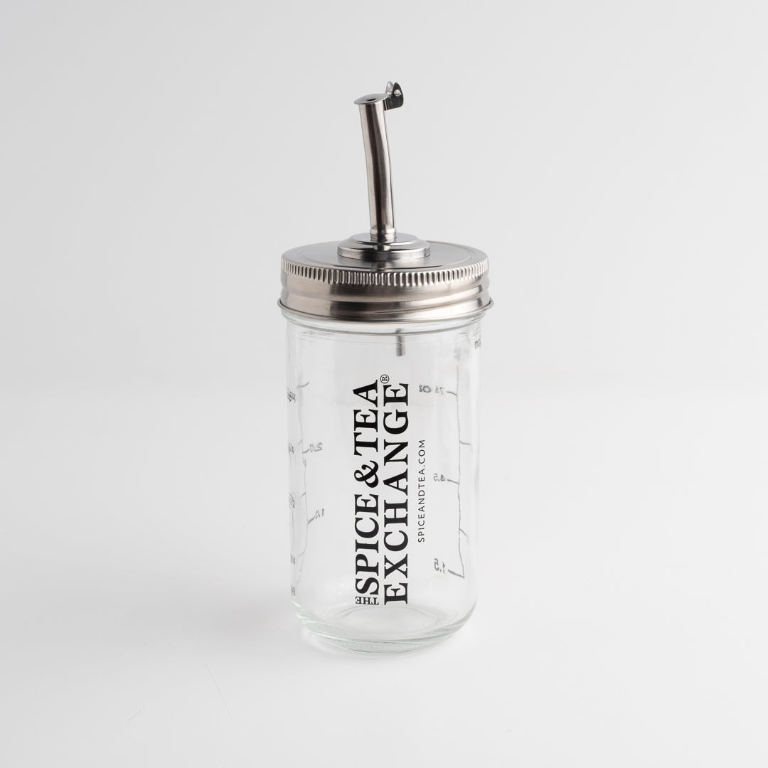 The Spice & Tea Exchange branded Shake Strain & Pour Jar - view 3