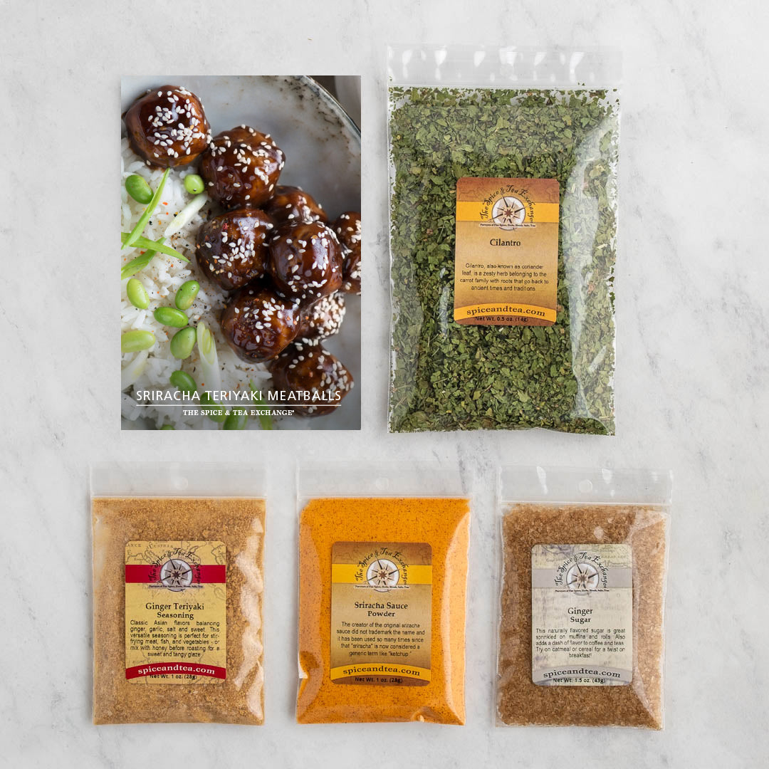 Sriracha Teriyaki Meatballs (Kit) ingredients