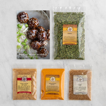 Sriracha Teriyaki Meatballs (Kit) ingredients