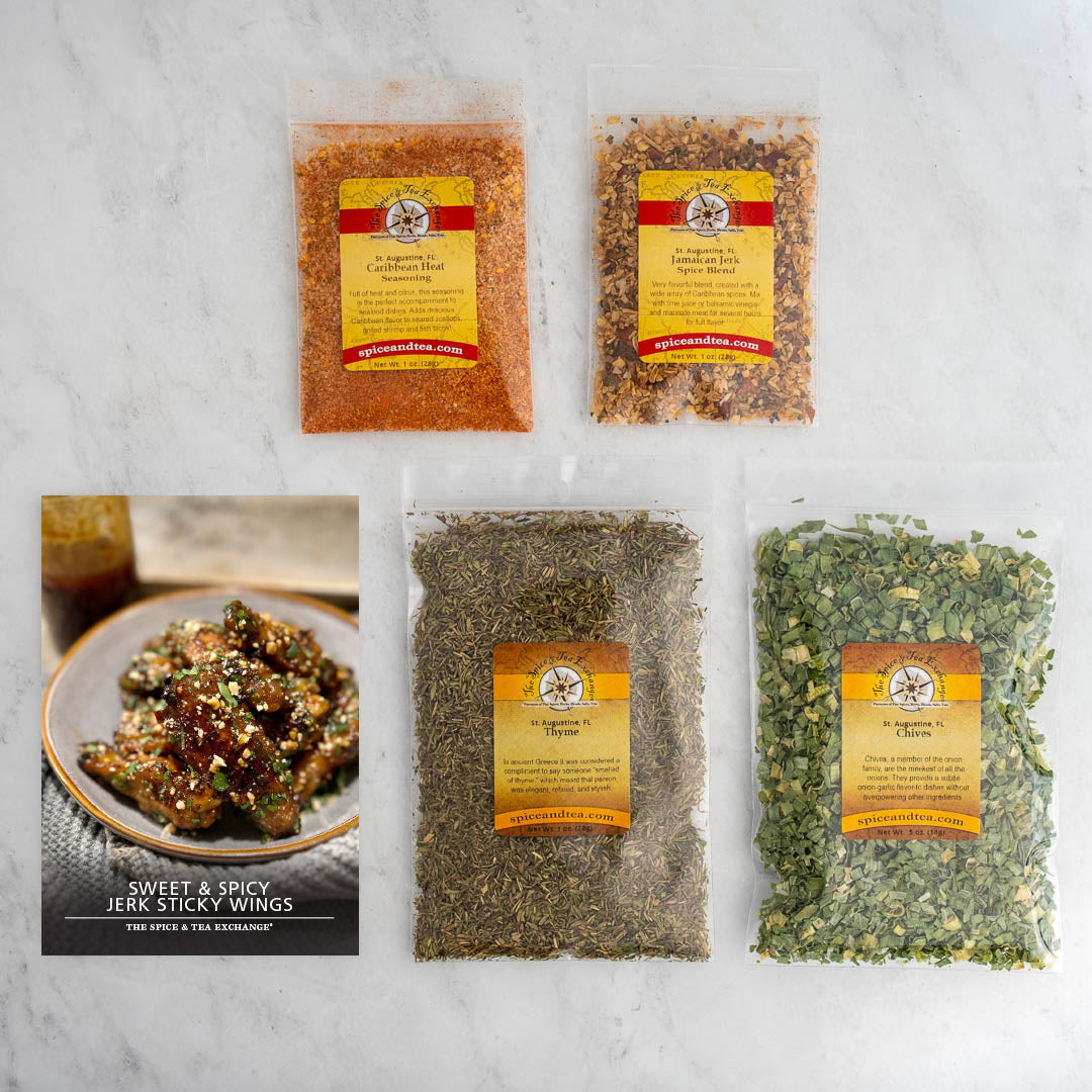 Sweet & Spicy Jerk Sticky Wings (Kit) Contents