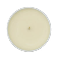 Tangerine Green Candle Top View