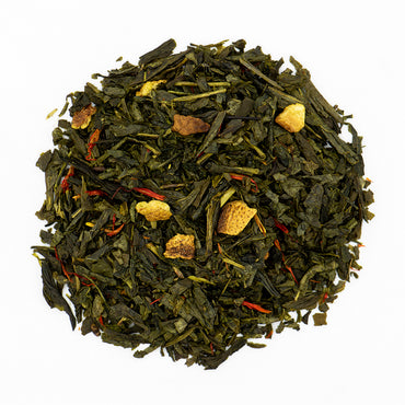 Tangerine Green Tea loose leaf