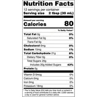 Thai Tea Concentrate (Nutrition Facts)