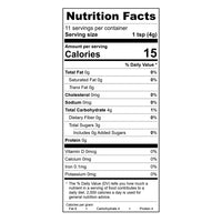 Toasted Coconut Sugar Nutrition Facts