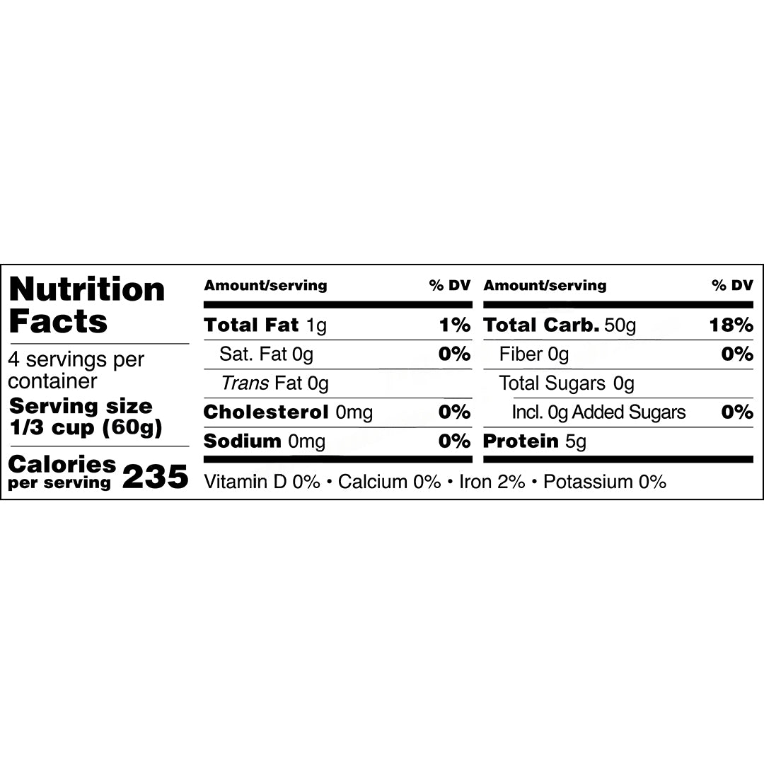 Truffle Risotto Nutrition Facts