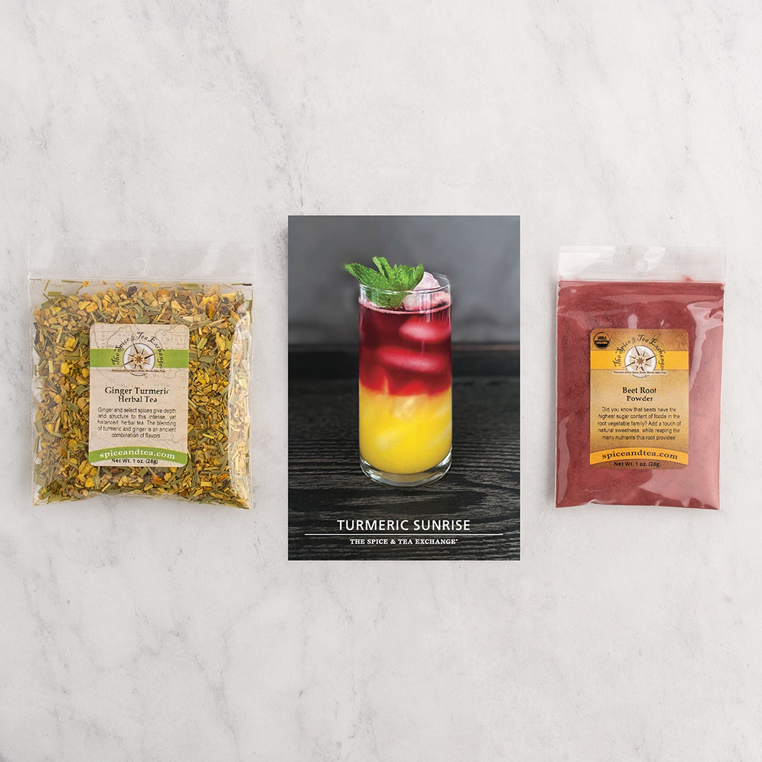 Turmeric Sunrise recipe and contents