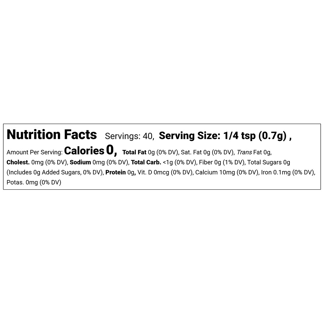 Warm Apple Pie Spice Blend Nutrition Facts