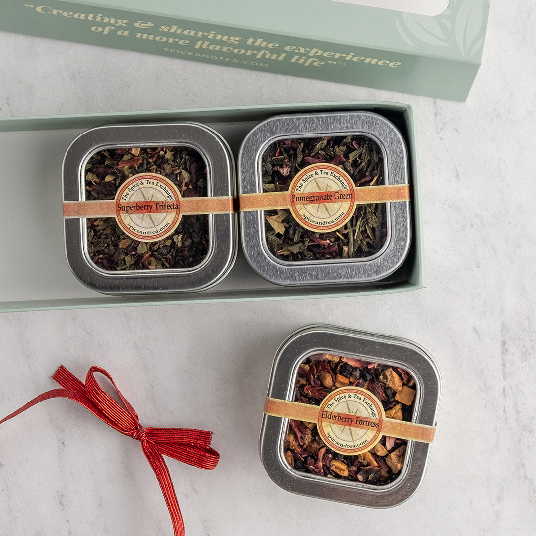 Wellness Warrior 3 Tin Gift Box | The Spice & Tea Exchange