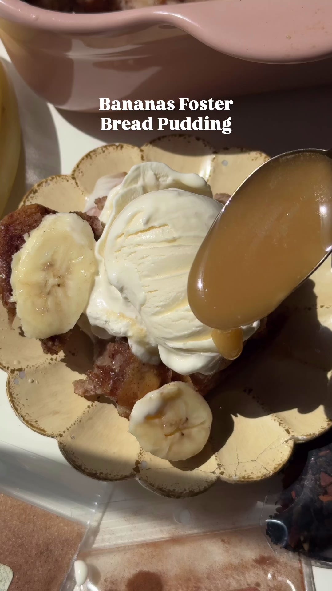 Bananas Foster Bread Pudding