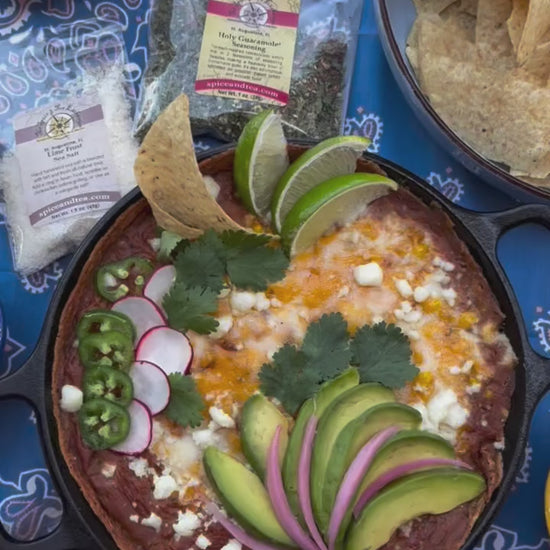 Southwest Cheesy Bean Dip