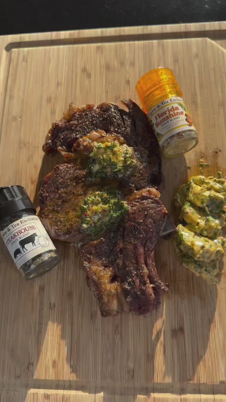 Cowboy Butter Steak (Kit) Being Prepared