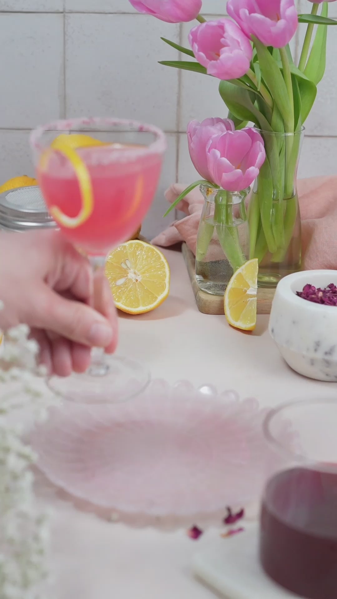 Rosé All Day Sour recipe being made