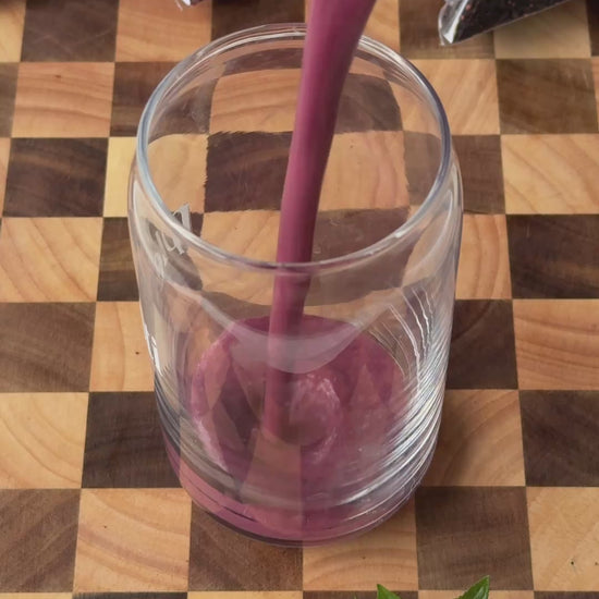 Beet the Blues Smoothie recipe being made