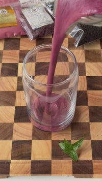 Beet the Blues Smoothie recipe being made