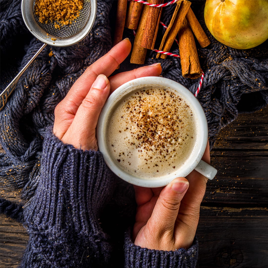 Pumpkin Spice Tea Latte