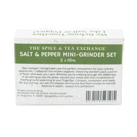 Salt & Pepper Mini Grinder Set - back view