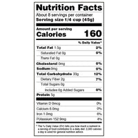 Woodsman's Rice Blend Nutrition Facts